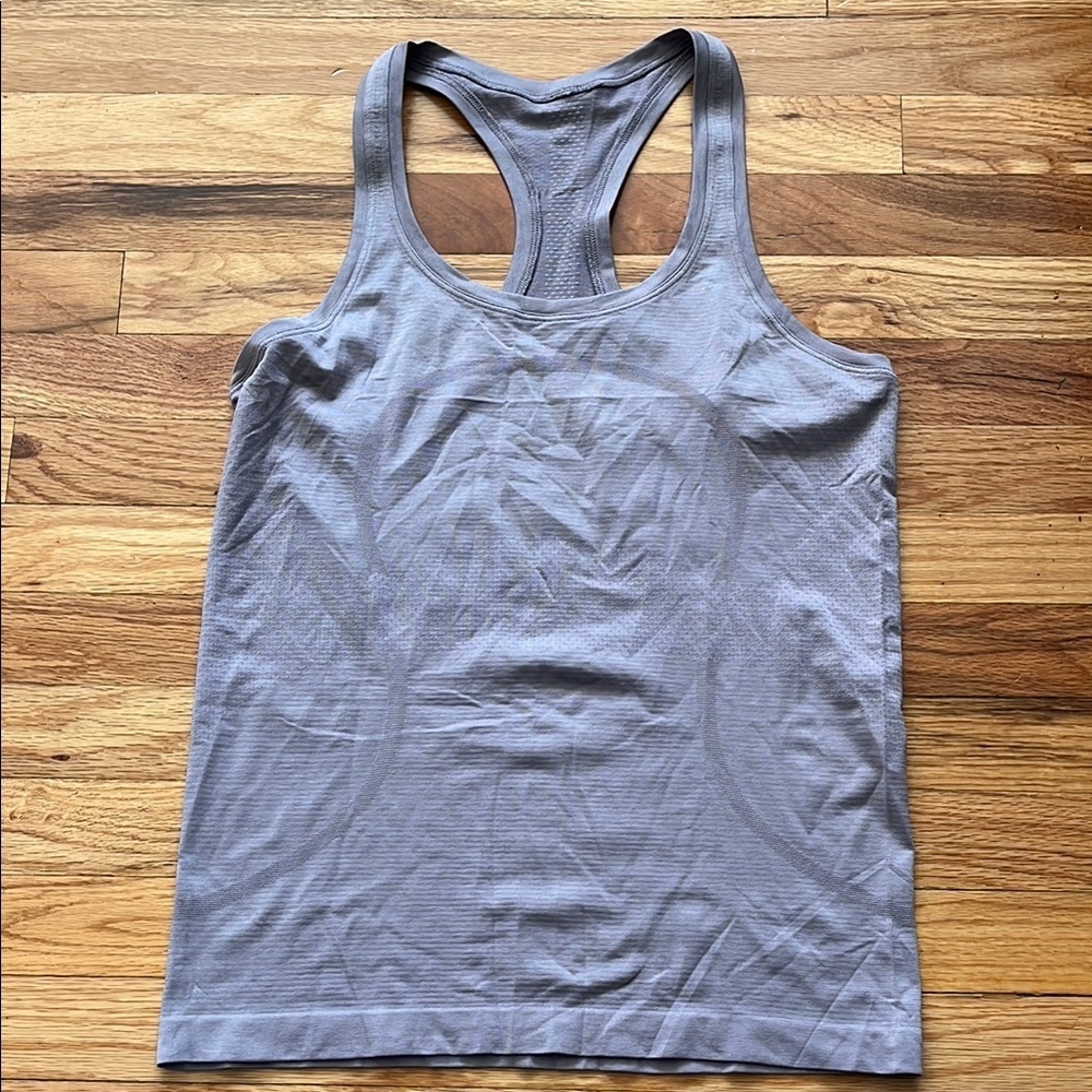 LULULEMON swiftly racerback tank top size 8 light purple